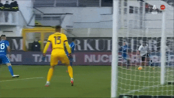 Spezia vs Empoli 1-1:Cả trận 2 bàn thắng, Riccardo Marchizza, Dimitris Nikolaou đều bất ngờ phản lưới nhà