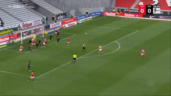 SC Freiburg vs Arminia Bielefeld 2-2: Janik Haberer, Jeong Woo-yeong bất ngờ dẫn trước, Okugawa Masaya, Bryan Lasme xuất thần ngược dòng chia điểm