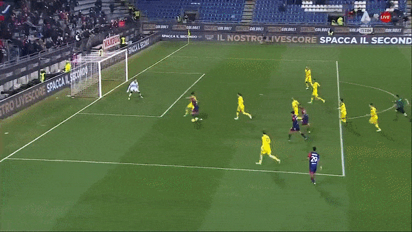Cagliari vs Bologna 2-1: Điểm nhấn hiệp 2, Riccardo Orsolini mở tỷ số, Leonardo Pavoletti gỡ hòa, Gaston Pereiro kịp giành 3 điểm phút bù giờ