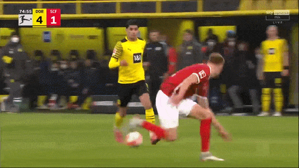 Borussia Dortmund vs Freiburg 5-1: Demirovic ghi bàn nhưng Meunier, Haaland đua tài lập cú đúp, Dahoud góp công chiến thắng đậm đà