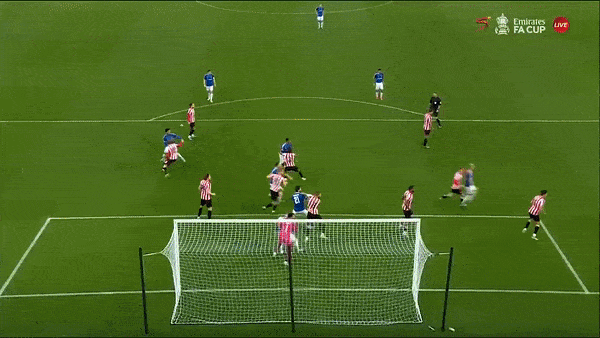 Everton vs Brentford 4-1: Yerry Mina, Richarlison, Mason Holgate, Andros Townsend lần lượt tỏa sáng, HLV Lampard dễ dàng giành vé đi tiếp FA Cup