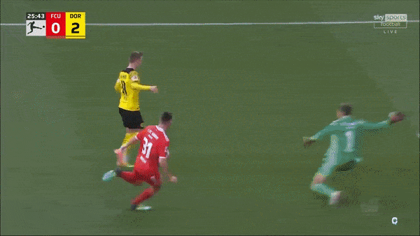 Union Berlin vs Borussia Dortmund 0-3: Không Erling Haaland, Marco Reus lóe sáng cú đúp, Guerreiro chốt hạ chiến thắng, củng cố nhì bảng Bundesliga