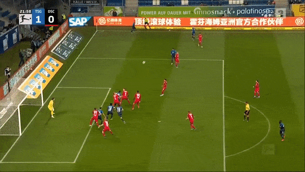 Hoffenheim vs Bielefeld 2-0: Lần lượt Benjamin Hubner, Georginio Rutter tỏa sáng, giành gọn 3 điểm xứng đáng