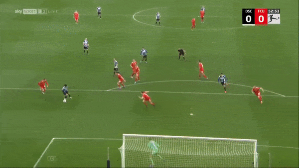 Arminia Bielefeld vs Union Berlin 1-0: Patrick Wimmer kiến tạo, Okugawa Masaya ghi bàn duy nhất giành 3 điểm quý giá