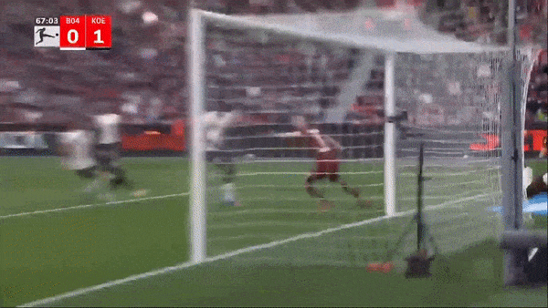 Leverkusen vs Cologne 0-1: Dejan Ljubicic kiến tạo, Kingsley Schindler ghi siêu phẩm giành gọn 3 điểm