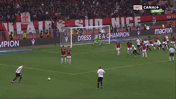 Nice vs Rennes 1-1: Andy Delort đánh đầu mở tỷ số, Martin Terrier cũng đánh đầu đẹp mắt chia điểm kịch tính