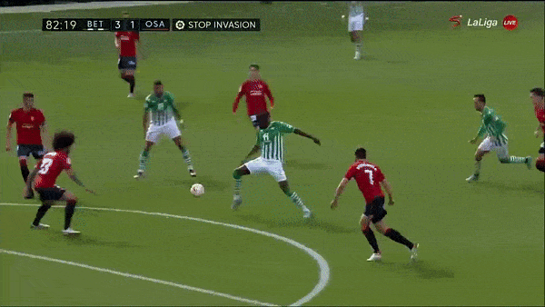 Real Betis vs Osasuna 4-1: Juanmi xuất thần ghi cú đúp, William Carvalho, Alexandre Moreno góp công chiến thắng, Ante Budimir ghi bàn danh dự