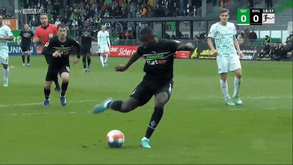 Greuther Furth vs M'gladbach 0-2: Marcus Thuram sút chéo góc đẹp mắt mở bàn, Alassane Plea chốt hạ chiến thắng trên chấm penalty