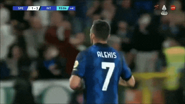 Spezia vs Inter Milan 1-3: Marcelo Brozovic chớp thời cơ mở tỷ số, Lautaro Martinez lập công, Alexis Sanchez chốt hạ chiến thắng, Giulio Maggiore ghi bàn danh dự