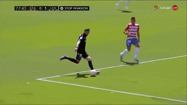 Granada vs Levante 1-4: Dani Gomez, Morales Nogales, Mickael Malsa, Roberto Soldado lần lượt tỏa sáng, Alex Collado ghi bàn danh dự phút cuối, German Sanchez nhận thẻ đỏ