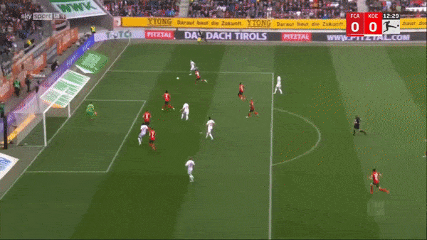 Augsburg vs Cologne 1-4: Jan Thielmann, Mark Uth, Anthony Modeste lần lượt tỏa sáng, Niederlechner ghi bàn danh dự