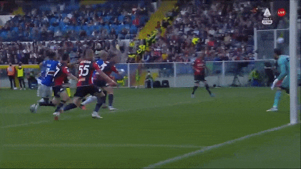 Sampdoria vs Genoa 1-0: Tommaso Augello kiến tạo, Abdelhamid Sabiri ghi bàn duy nhất, Domenico Criscito hỏng penalty đầy tiếc nuối