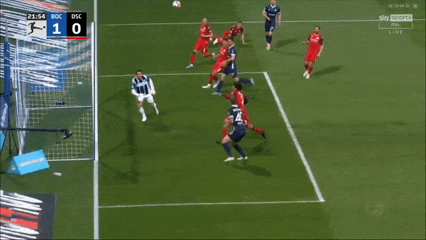 Bochum vs Arminia Bielefeld 2-1: VAR công nhận bàn thắng của Sebastian Polter, Joakim Nilsson gỡ hòa, George Bello phản lưới nhà