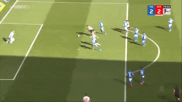 Hoffenheim vs Leverkusen 2-4: Georginio Rutter, Christoph Baumgartner lập công, Patrik Schick tỏa sáng cú đúp, Moussa Diaby, Lucas Alario ngược dòng chiến thắng