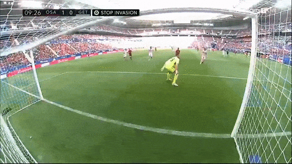 Osasuna vs Getafe 1-1: Oier Sanjurjo sớm mở bàn, Lucas Torro phản lưới nhà, Stefan Mitrovic phải nhận thẻ đỏ phút cuối