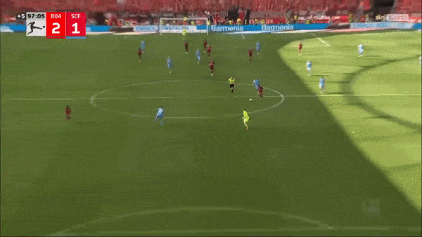 Leverkusen vs Freiburg 2-1: Lucas Alario mở bàn, Janik Haberer gỡ hòa, Exequiel Palacios lập siêu phẩm sút xa, Leverkusen củng cố tốp 3 Bundesliga