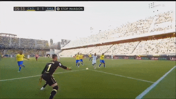 Cadiz vs Real Madrid 1-1: Rodrygo đột phá, Mariano sớm mở bàn, Sobrino xuất thần gỡ hòa, Negredo không thắng thủ thành Andriy Lunin trên chấm penalty