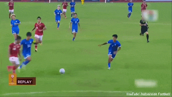 U19 Philippines vs U19 Indonesia 1-5: Rabbani Tasnim ghi hattrick nhờ penalty, Alfriyanto Nico, Razzaa Fachrezi lần lượt góp công đại tiệc bàn thắng