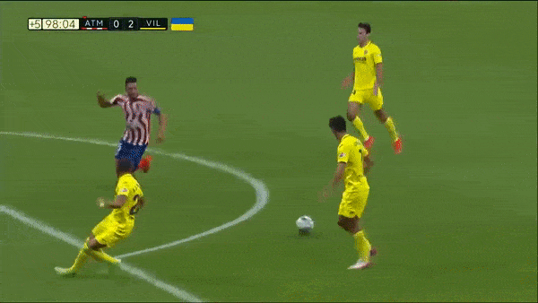 Atletico Madrid vs Villarreal 0-2: Pino mở bàn, Pedraza đột phá, Moreno chốt hạ chiến thắng, Molina nhận thẻ đỏ, Villarreal tạm dẫn đầu La Liga 