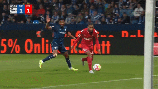 Bochum vs Koln 1-1: Benno Schmitz sớm phản lưới nhà, Linton Maina kịp cứu thua phút cuối trận