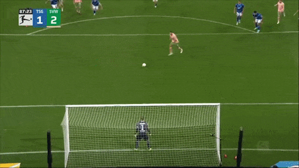 Hoffenheim vs Werder Bremen 1-2: Marvin Ducksch mở tỷ số, Munas Dabbur gỡ hòa, Niclas Fullkrug chốt hạ chiến thắng trên chấm penalty