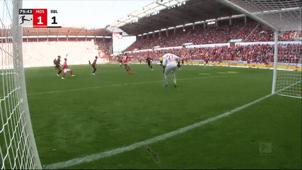 Mainz vs Leipzig 1-1: Marcus Ingvartsen sút cận thành mở bàn, Christopher Nkunku đánh đầu góc hiểm gỡ hòa đẹp mắt