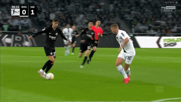 M'gladbach vs Eintracht Frankfurt 1-3: Jesper Lindstrom lóe sáng cú đúp, Dina Ebimbe góp công chiến thắng, Marcus Thuram lập công