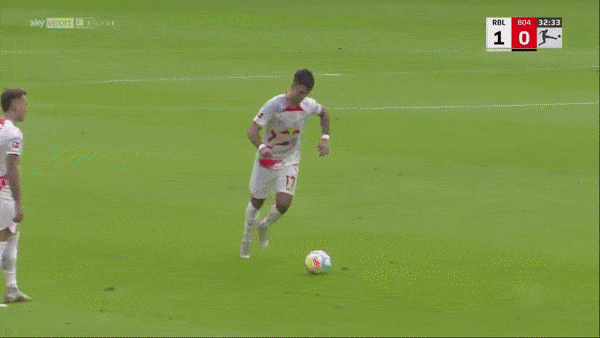 Leipzig vs Leverkusen 2-0: Christopher Nkunku đánh đầu nối mở bàn, Timo Werner bỏ túi 3 điểm dễ dàng