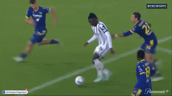 Hellas Verona vs Juventus 0-1: Adrien Rabiot kiến tạo, Moise Kean tỏa sáng, Alex Sandro bị thẻ đỏ, Juve vào tốp 4 Serie A