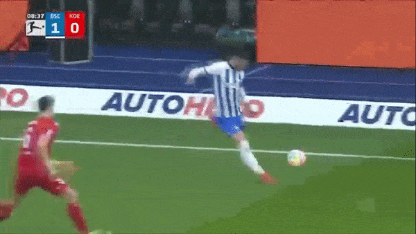 Hertha Berlin vs FC Cologne 2-0: Wilfried Kanga đánh đầu cận thành, Marco Richter ấn định chiến thắng chung cuộc