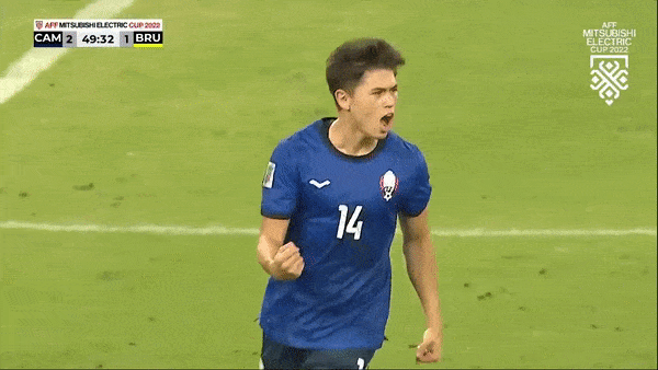 Campuchia vs Brunei 5-1: Mohammed Othman mở bàn nhưng Chanchav Choun, Nick Taylor, Keo Sokpheng, Lim Pisoth lần lượt ngược tuyệt vời