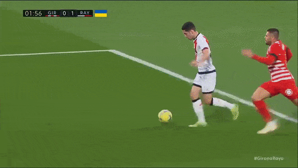 Girona vs Rayo Vallecano 2-2: Sergio Camello sớm mở bàn, Castellanos gỡ hòa trên chấm penalty, Isi Palazon lập công, Samuel Saiz tỏa sáng chia điểm