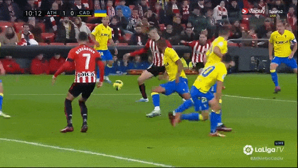Athletic Bilbao vs Cadiz 4-1: Oihan Sancet xuất thần lập hattrick, Yeray Alvarez góp công chiến thắng, Escalante ghi bàn, Yuri Berchiche nhận thẻ đỏ