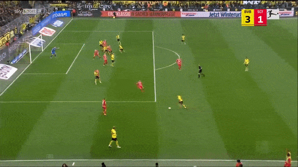 Borussia Dortmund vs Freiburg 5-1: Lần lượt Schlotterbeck, Adeyemi, Haller, Brandt, Reyna đè bẹp đối thủ, Holer ghi bàn danh dự, Sildillia nhận thẻ đỏ