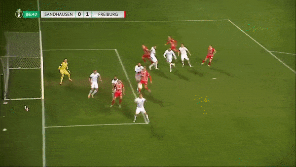 Sandhausen vs Freiburg 0-2: Điểm nhấn phút cuối trận, Philipp Lienhart mở bàn phút 87, Nils Petersen chốt hạ phút bù giờ