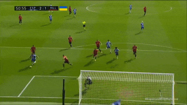 Espanyol vs Mallorca 2-1: Braithwaite đệm bóng cận thành, Vedat Muriqi gỡ hòa, Braithwaite lần nữa tỏa sáng giành gọn chiến thắng