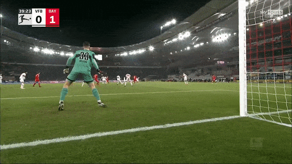 Stuttgart vs Bayern Munich 1-2: Jamal Musiala kiến tạo, De Ligt sút xa đẹp mắt, Choupo-Moting nhân đôi tỷ số, Perea đánh đầu rút ngắn tỷ số