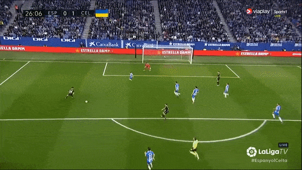 Espanyol vs Celta Vigo 1-3: Gabri Veiga, Iago Aspas, Carles Perez lần lượt tỏa sáng, Jose Gragera ghi bàn danh dự