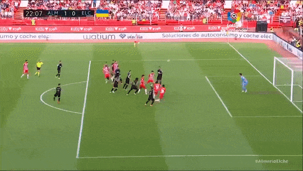 Almeria vs Elche 2-1: Leo Baptistao mở bàn, Adri Embarba nhân đôi tỷ số, Ezequiel Ponce ngược dòng bất thành