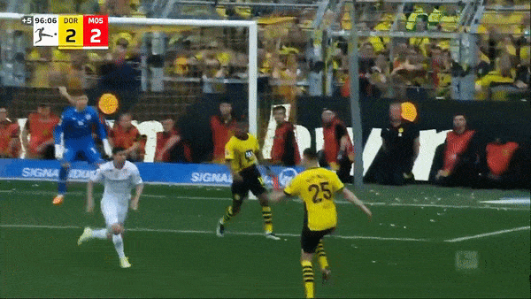 Borussia Dortmund vs Mainz 2-2: Olsen, Onisiwo bất ngờ tỏa sáng, Guerreiro, Sule chật vật chia điểm, Dortmund về Nhì Bundesliga