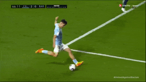 Celta Vigo vs Barcelona 2-1: Gabri Veiga xuất thần cú đúp, Ansu Fati ghi bàn cuối cùng cho Barca mùa giải La Liga, Lewandowski tịt ngòi