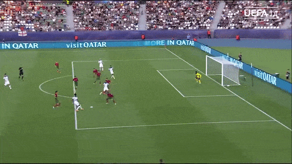 U21 Anh vs U21 Bồ Đào Nha 1-0: Madueke, Gibbs-White nhịp nhàng kiến tạo, Gordon chốt hạ chiếc vé bán kết gặp U21 Israel 