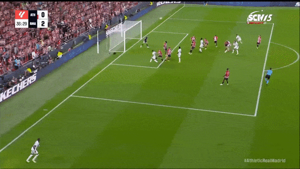 Athletic Bilbao vs Real Madrid 0-2: Rodrygo hạ thủ thành Rodrygo mở bàn, Bellingham vẽ cầu vồng