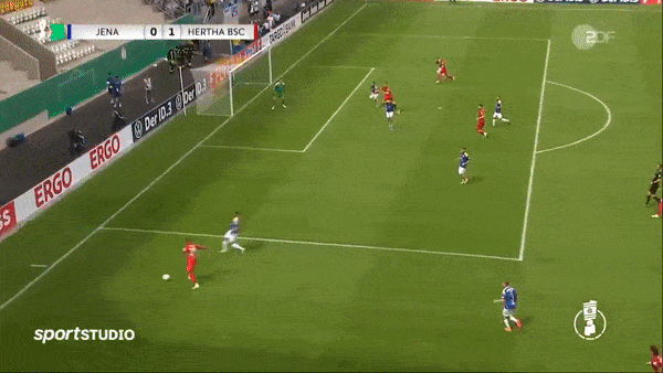 Carl Zeiss Jena vs Hertha Berlin 0-5: Palko Dardai khai tiệc, Marco Richter ghi cú đúp, Haris Tabakovic, Filip Uremovic góp công chiến thắng 5 sao