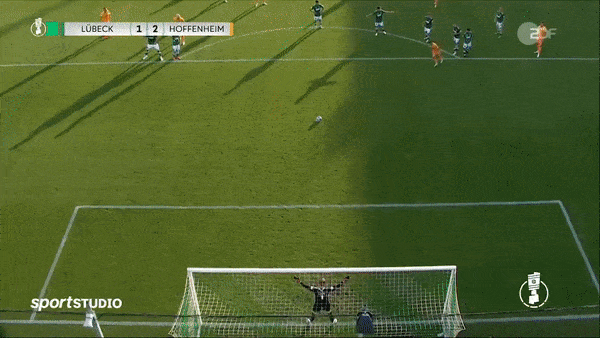 Lubeck vs Hoffenheim 1-4: Gozusirin mở bàn nhưng Kramaric ghi cú đúp, Bulter, Justvan ấn định chiến thắng dễ dàng