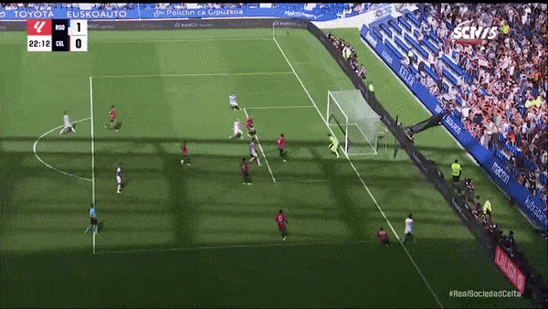 Sociedad vs Celta Vigo 1-1: Barrenetxea mở bàn, Oscar Mingueza kịp cứu thua phút bù giờ