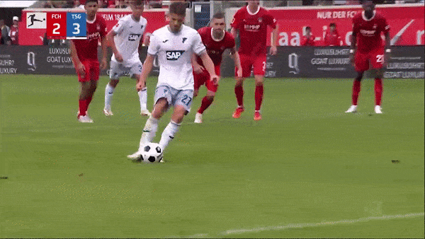 Heidenheim vs Hoffenheim 2-3: Beste, Pieringer tạo bất ngờ nhưng Beier, Kaderabek gỡ hòa, Kramaric chốt hạ chiến thắng trên chấm penalty