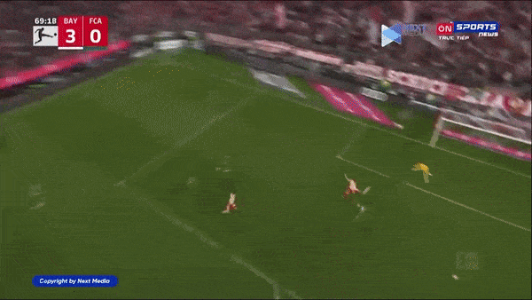 Bayern Munich vs Augsburg 3-1: Uduokhai bất ngờ phản lưới nhà, Harry Kane thăng hoa cú đúp, Bayern thắng dễ