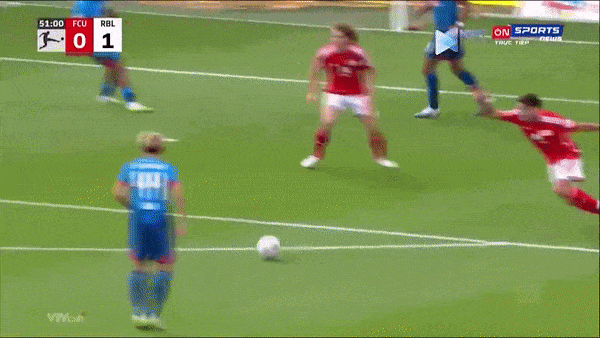 Union Berlin vs RB Leipzig 0-3: Xavi Simons ghi siêu phẩm, Benjamin Sesko tỏa sáng cú đúp, Volland nhận thẻ đỏ