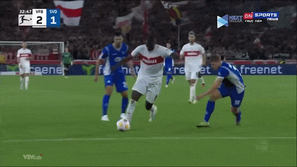 Stuttgart vs Darmstadt 3-1: Zagadou bất ngờ phản lưới nhà, Millot gỡ hòa, Guirassy chốt hạ cú đúp, thị uy đội dẫn đầu Bundesliga